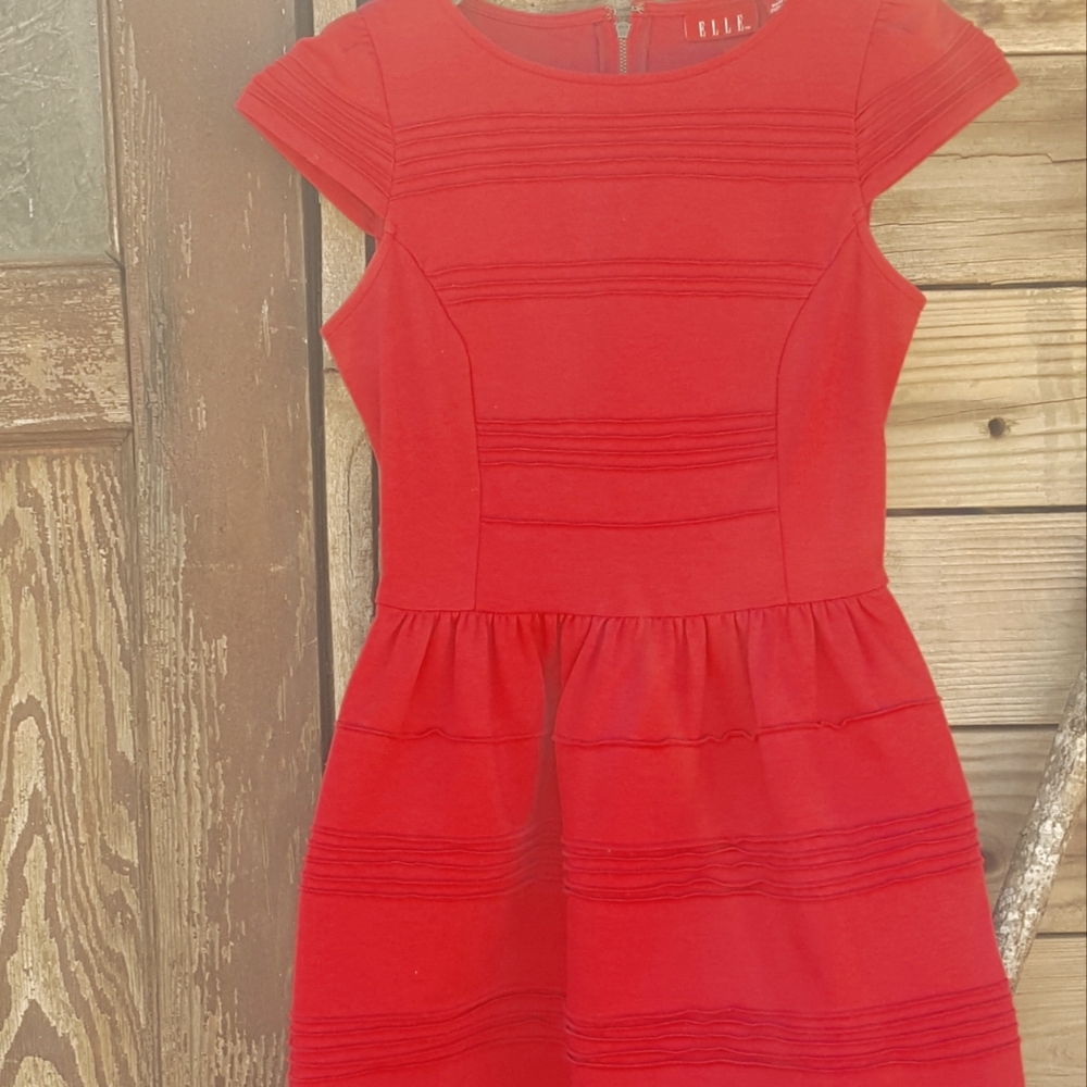 Elle Red Dress size 2